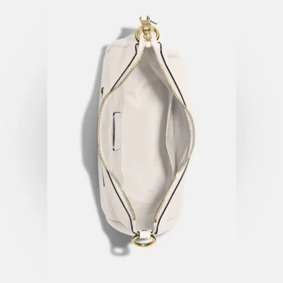 Coach Jules Hobo in Gold/Chalk - Picture 3 of 3